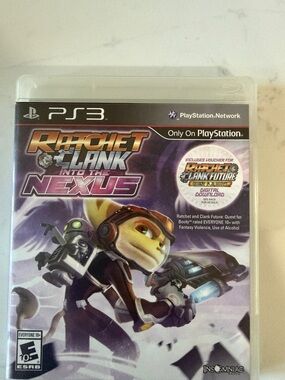 Sony PS3 Ratchet & Clank: Into the Nexus – Purple Cover Art